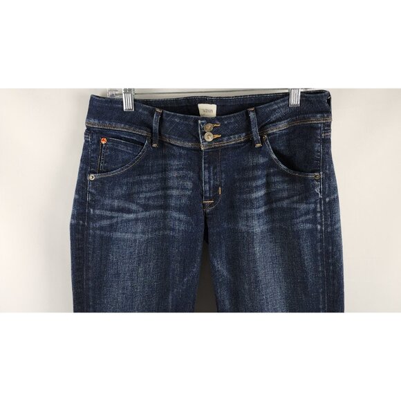 Hudson Jeans Womens 30x32 Blue Collin Flap Pocket Skinny Denim - Picture 2 of 10